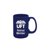 UFT Retired Member Etched Coffee Mug