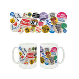 UFT Retro Button Coffee Mug